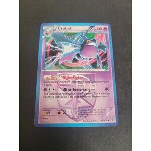 Pokemon Holo Crobat Team Plasma